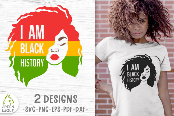 Black History Month Design for Graphics and Crafts