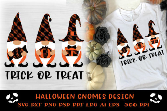 Halloween Gnomes SVG for Crafts and Graphics