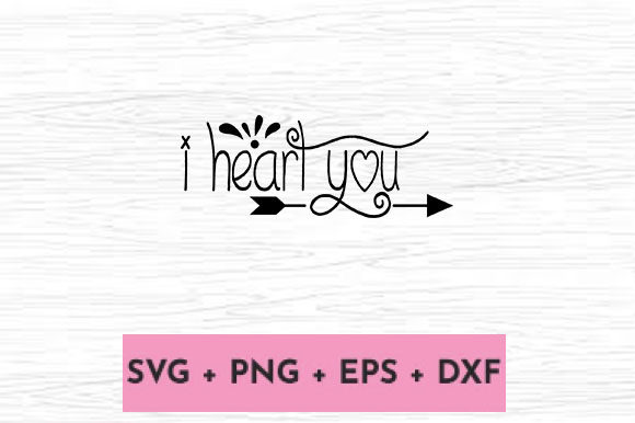I HEART YOU - A Versatile Graphics Asset for Crafts and Creative Projects