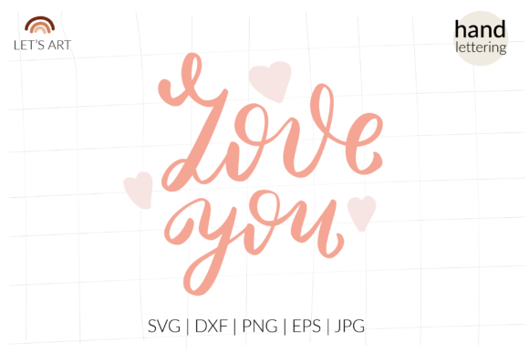 Love You SVG Valentine Graphics for Branding and Crafts