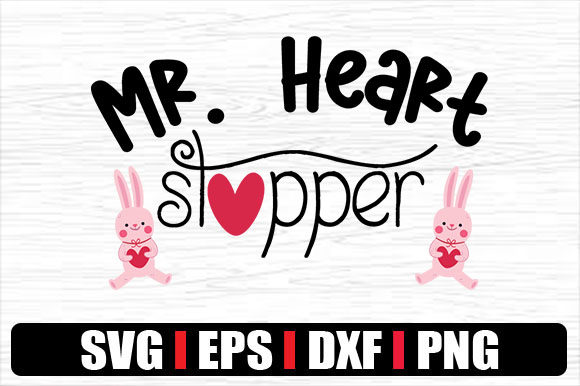 Mr. Heart Stopper: A Graphic Design Asset for Crafts and Valentine’s Marketing