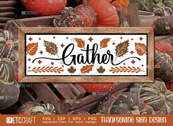 Thanksgiving Sign Svg Fall Decor Graphics for Crafts